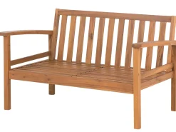 Clearance Beliani 4-Istuttava Ulkosohvaryhma Akaasia Vaalea Puu Manila