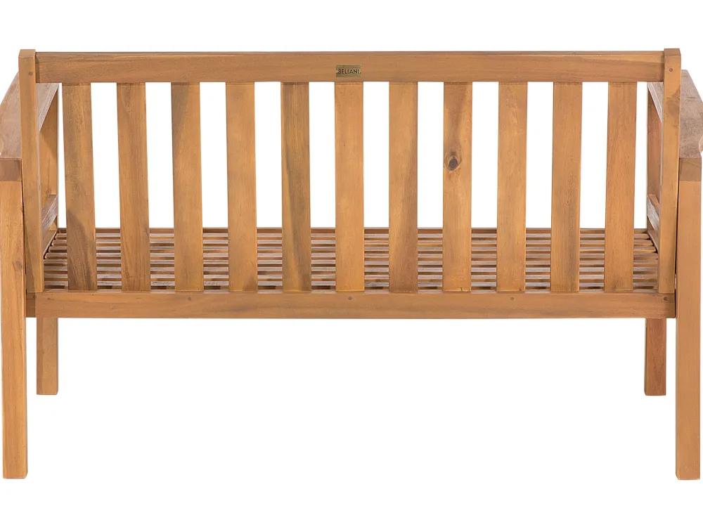 Clearance Beliani 4-Istuttava Ulkosohvaryhma Akaasia Vaalea Puu Manila