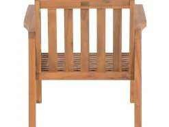 Clearance Beliani 4-Istuttava Ulkosohvaryhma Akaasia Vaalea Puu Manila