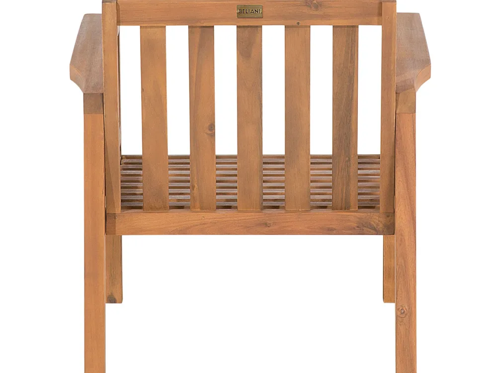 Clearance Beliani 4-Istuttava Ulkosohvaryhma Akaasia Vaalea Puu Manila