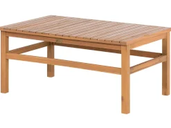 Clearance Beliani 4-Istuttava Ulkosohvaryhma Akaasia Vaalea Puu Manila