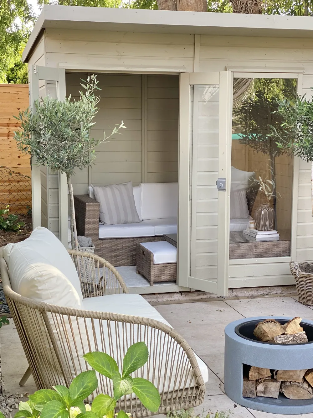 Ulkokalusteet<Beliani 5-Istuttava Ulkosohvaryhma Polyrottinki Valkoinen Belluno