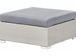 Online Beliani 4-Istuttava Ulkosohvaryhma Polyrottinki Oikeak. Vaaleanharmaa Sano Ii