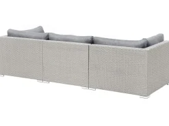 Online Beliani 4-Istuttava Ulkosohvaryhma Polyrottinki Oikeak. Vaaleanharmaa Sano Ii