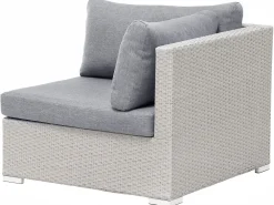 Online Beliani 4-Istuttava Ulkosohvaryhma Polyrottinki Oikeak. Vaaleanharmaa Sano Ii