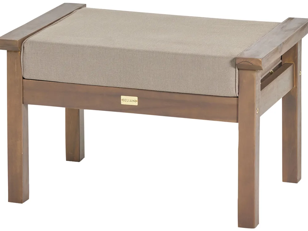 Shop Beliani 4-Istuttava Ulkosohvaryhma Akaasia Tumma Puu Manila