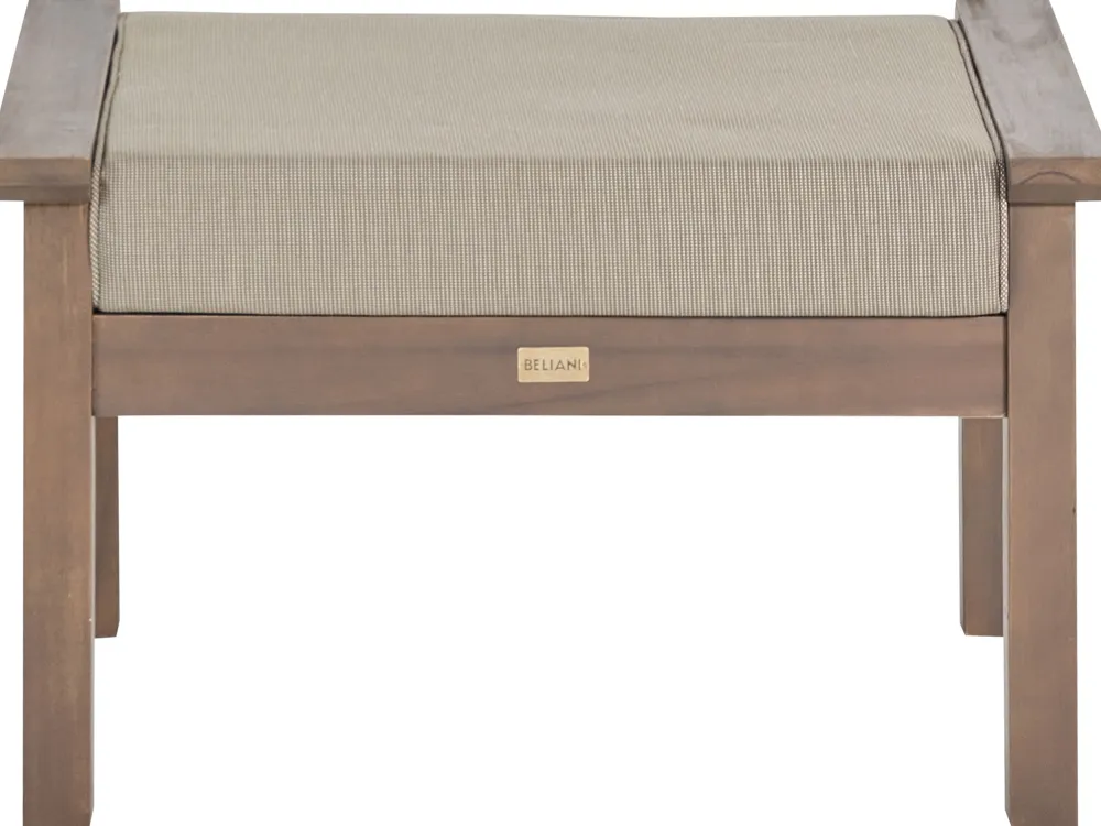 Shop Beliani 4-Istuttava Ulkosohvaryhma Akaasia Tumma Puu Manila