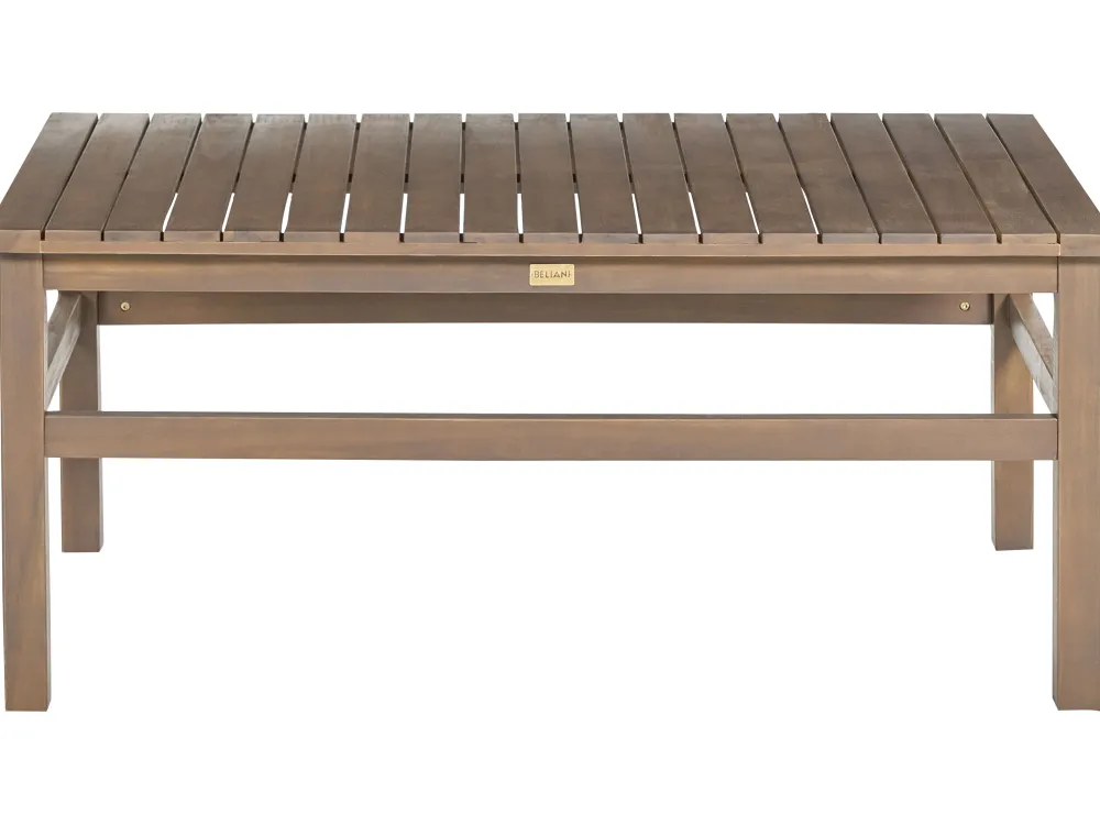 Shop Beliani 4-Istuttava Ulkosohvaryhma Akaasia Tumma Puu Manila