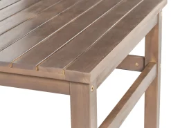 Shop Beliani 4-Istuttava Ulkosohvaryhma Akaasia Tumma Puu Manila