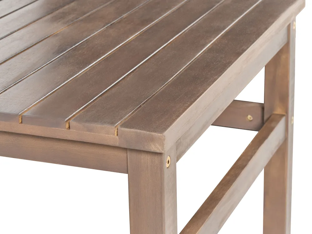 Shop Beliani 4-Istuttava Ulkosohvaryhma Akaasia Tumma Puu Manila