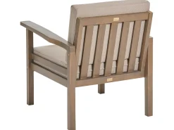 Shop Beliani 4-Istuttava Ulkosohvaryhma Akaasia Tumma Puu Manila