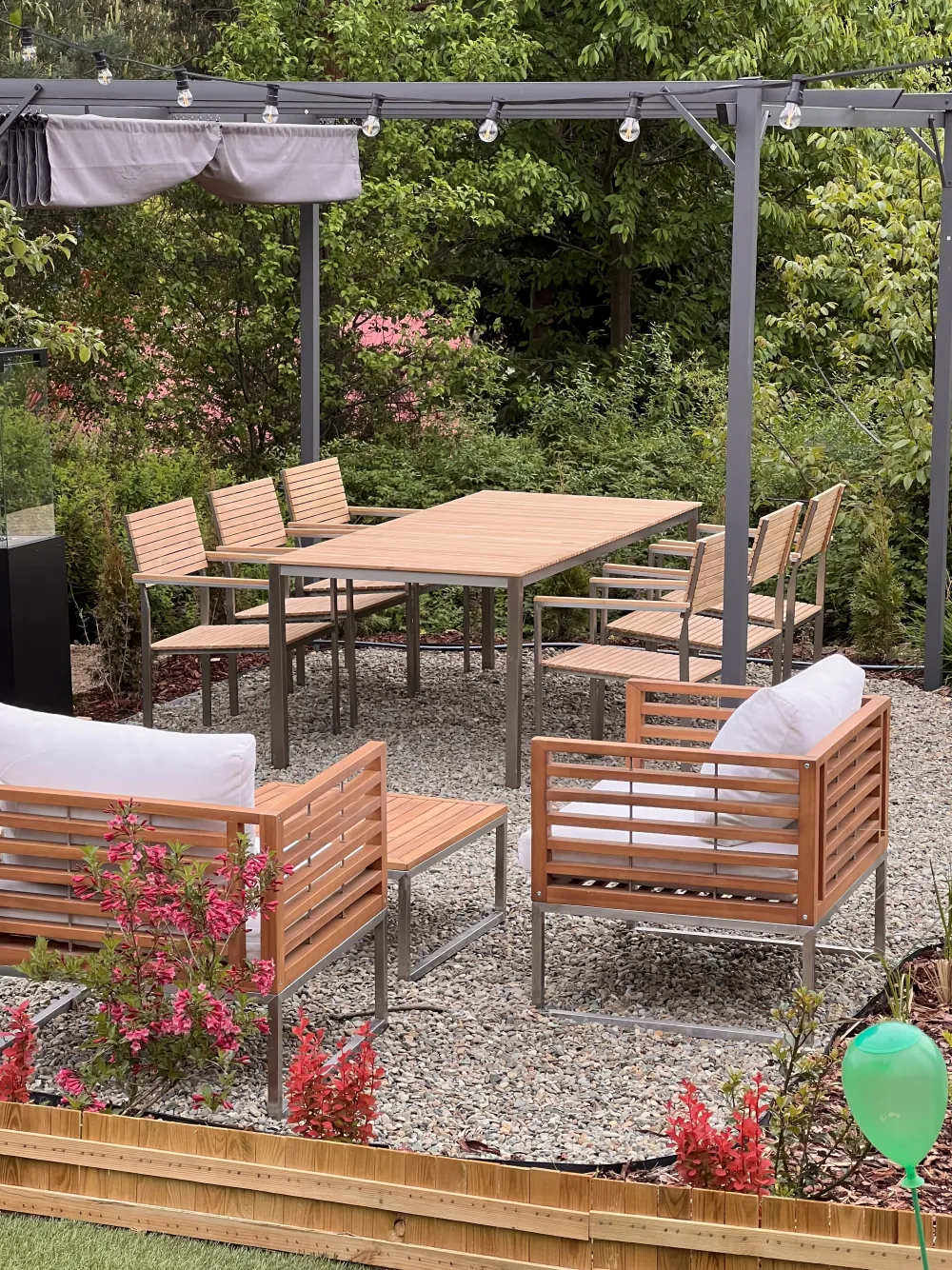 Ulkokalusteet<Beliani 4-Istuttava Ulkosohvaryhma Akasiapuu Valkoinen Bermuda