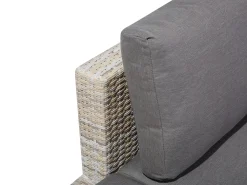 Ulkokalusteet<Beliani 5-Istuttava Ulkosohvaryhma Polyrottinki Harmaa Lanciano