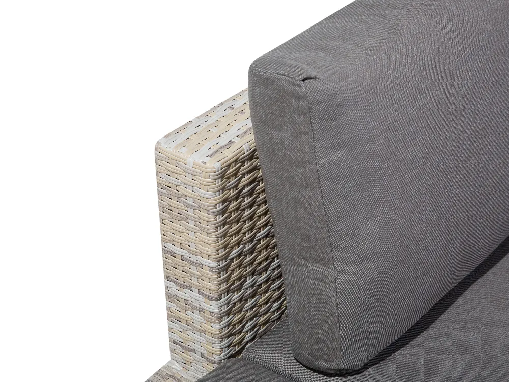 Ulkokalusteet<Beliani 5-Istuttava Ulkosohvaryhma Polyrottinki Harmaa Lanciano