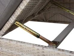 Ulkokalusteet<Beliani 5-Istuttava Ulkosohvaryhma Polyrottinki Harmaa Lanciano