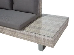 Ulkokalusteet<Beliani 5-Istuttava Ulkosohvaryhma Polyrottinki Harmaa Lanciano