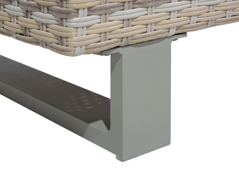 Ulkokalusteet<Beliani 5-Istuttava Ulkosohvaryhma Polyrottinki Harmaa Lanciano