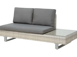 Ulkokalusteet<Beliani 5-Istuttava Ulkosohvaryhma Polyrottinki Harmaa Lanciano