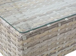 Ulkokalusteet<Beliani 5-Istuttava Ulkosohvaryhma Polyrottinki Harmaa Lanciano