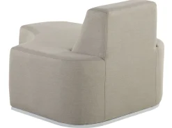 Ulkokalusteet<Beliani 2-Istuttava Ulkosohvaryhma Kangas Vaaleanharmaa Fabro