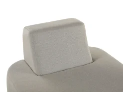 Ulkokalusteet<Beliani 2-Istuttava Ulkosohvaryhma Kangas Vaaleanharmaa Fabro