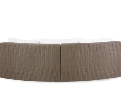 Sale Beliani 9-Istuttava Ulkosohvaryhma Polyrottinki Ruskea Severo