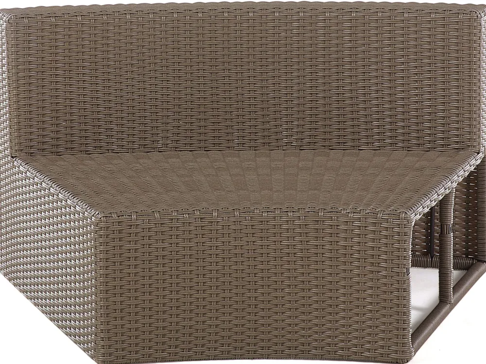 Sale Beliani 9-Istuttava Ulkosohvaryhma Polyrottinki Ruskea Severo