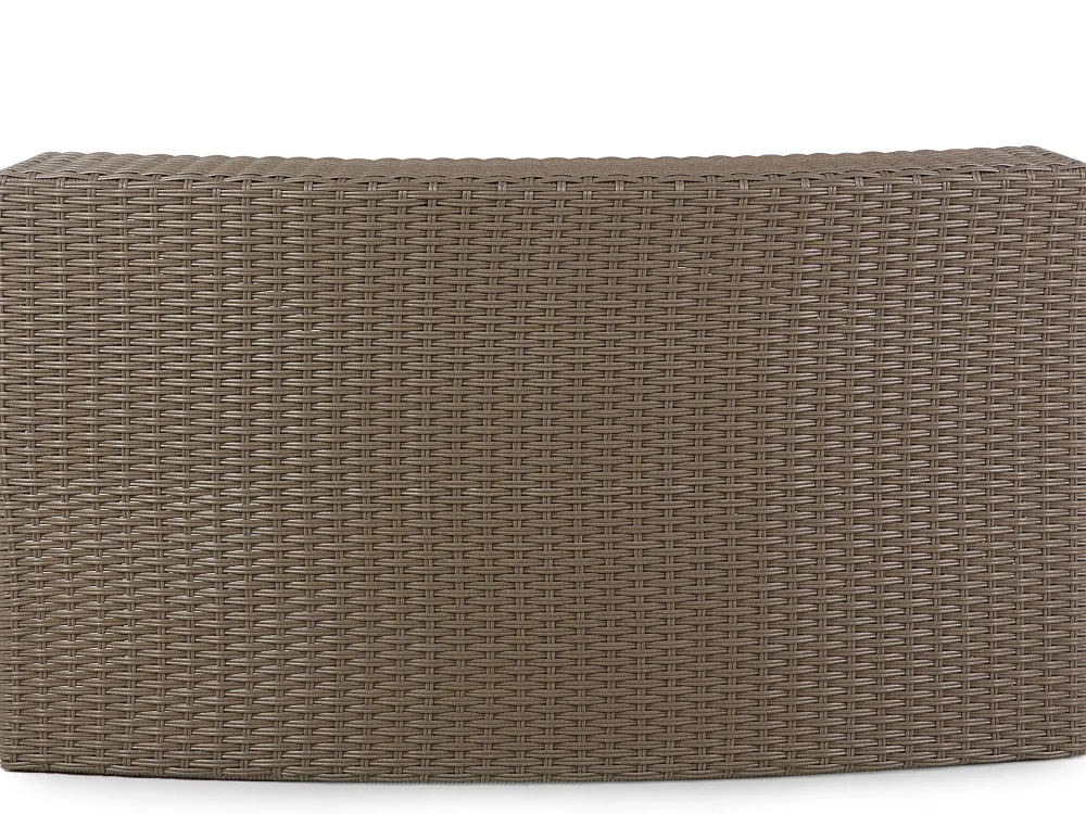 Sale Beliani 9-Istuttava Ulkosohvaryhma Polyrottinki Ruskea Severo