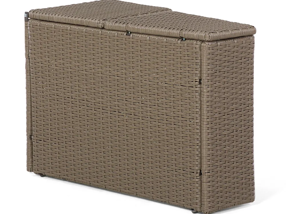 Sale Beliani 9-Istuttava Ulkosohvaryhma Polyrottinki Ruskea Severo