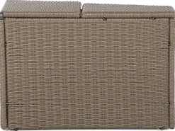 Sale Beliani 9-Istuttava Ulkosohvaryhma Polyrottinki Ruskea Severo