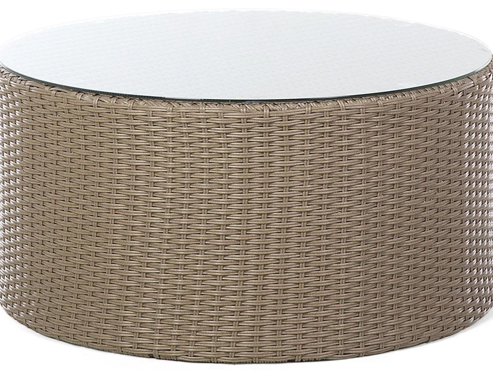 Sale Beliani 9-Istuttava Ulkosohvaryhma Polyrottinki Ruskea Severo