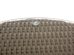 Sale Beliani 9-Istuttava Ulkosohvaryhma Polyrottinki Ruskea Severo