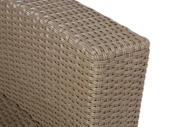 Sale Beliani 9-Istuttava Ulkosohvaryhma Polyrottinki Ruskea Severo