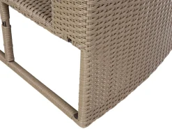 Sale Beliani 9-Istuttava Ulkosohvaryhma Polyrottinki Ruskea Severo