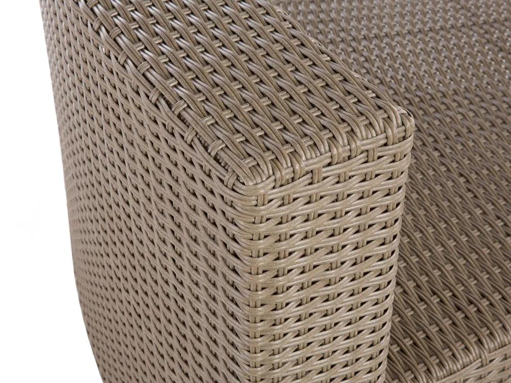 Sale Beliani 9-Istuttava Ulkosohvaryhma Polyrottinki Ruskea Severo