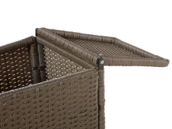 Sale Beliani 9-Istuttava Ulkosohvaryhma Polyrottinki Ruskea Severo