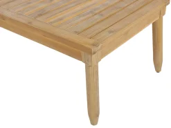 New Beliani 4-Istuttava Ulkosohvaryhma Akasiapuu Oikeak. Valkoinen Cremona