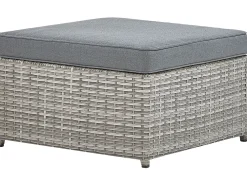 Ulkokalusteet<Beliani 5-Istuttava Ulkosohvaryhma Polyrottinki Oikeak. Harmaa Sabbia