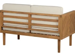 Ulkokalusteet<Beliani 6-Istuttava Ulkosohvaryhma Akasiapuu Valkoinen Baratti