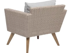 Ulkokalusteet<Beliani 4-Istuttava Ulkosohvaryhma Polyrottinki Harmaa Vittoria