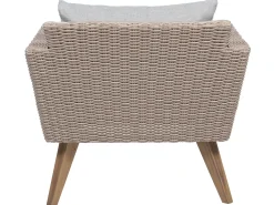 Ulkokalusteet<Beliani 4-Istuttava Ulkosohvaryhma Polyrottinki Harmaa Vittoria