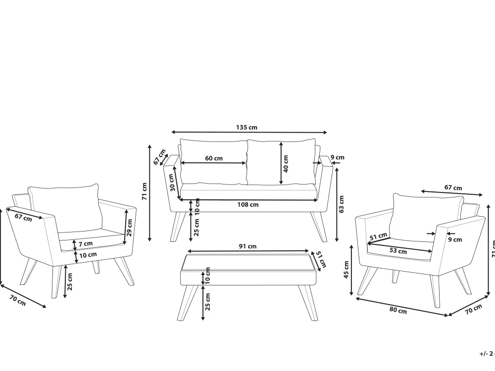 Ulkokalusteet<Beliani 4-Istuttava Ulkosohvaryhma Polyrottinki Harmaa Vittoria