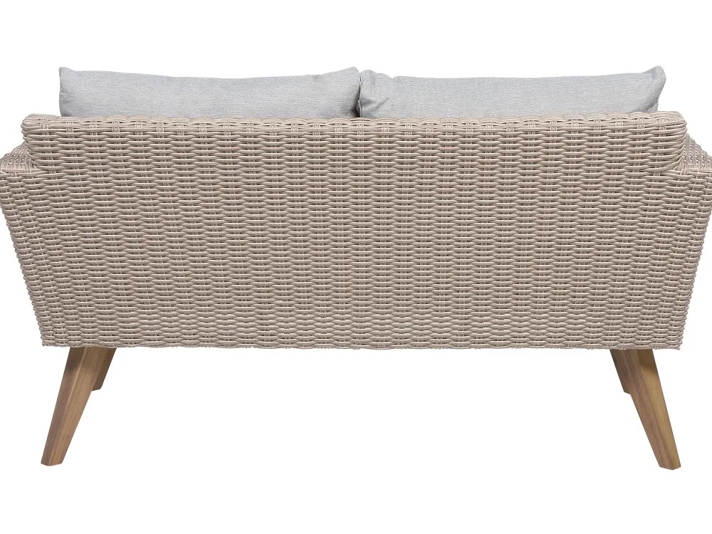 Ulkokalusteet<Beliani 4-Istuttava Ulkosohvaryhma Polyrottinki Harmaa Vittoria