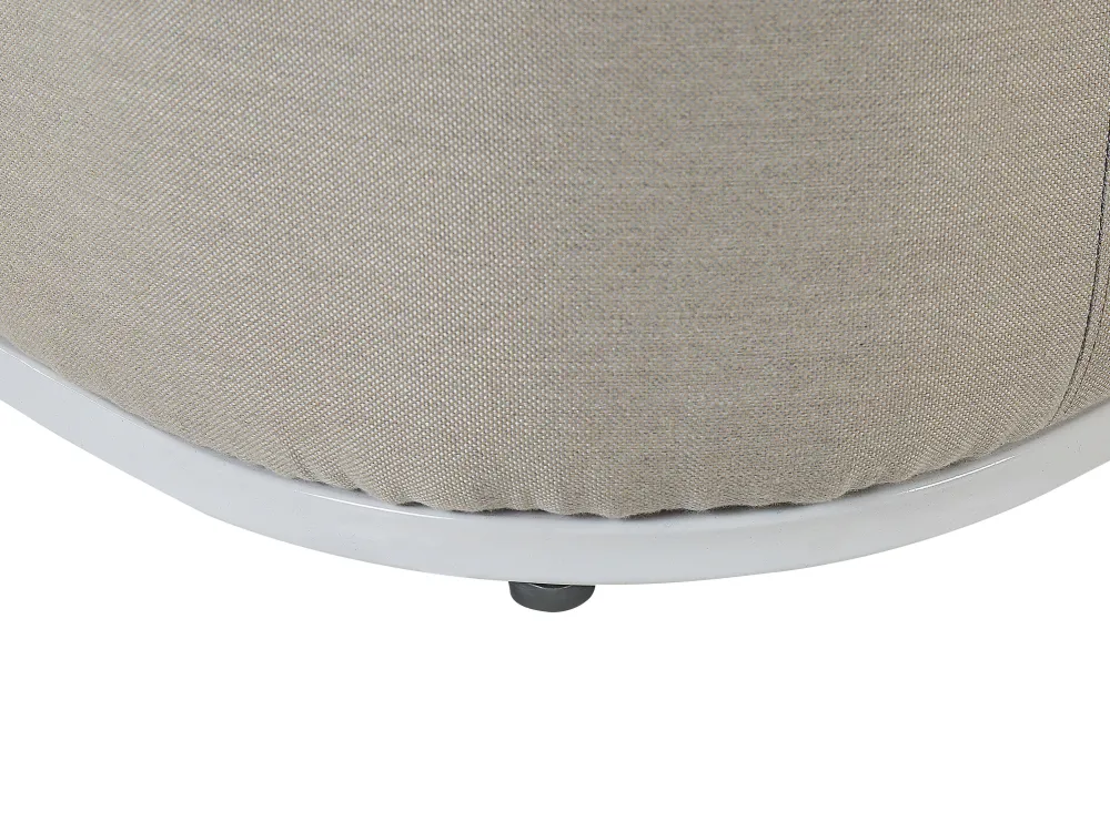 Hot Beliani 4-Istuttava Ulkosohvaryhma Kangas Vaaleanharmaa Fabro