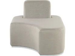 Hot Beliani 4-Istuttava Ulkosohvaryhma Kangas Vaaleanharmaa Fabro