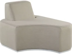 Hot Beliani 4-Istuttava Ulkosohvaryhma Kangas Vaaleanharmaa Fabro