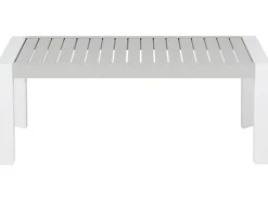 Cheap Beliani 6-Istuttava Ulkosohvaryhma Alumiini Valkoinen/Harmaa Castella