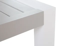 Cheap Beliani 6-Istuttava Ulkosohvaryhma Alumiini Valkoinen/Harmaa Castella