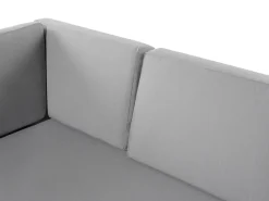 Cheap Beliani 6-Istuttava Ulkosohvaryhma Alumiini Valkoinen/Harmaa Castella