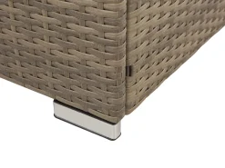 Store Beliani 6-Istuttava Ulkosohvaryhma Polyrottinki Ruskea Belvedere